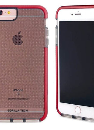 Coque Mesh Gel D3O Rouge Gorilla Tech Pour iPhone  7/8 Plus
