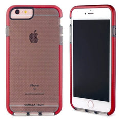 Coque Mesh Gel D3O Rouge Gorilla Tech Pour iPhone  7/8 Plus
