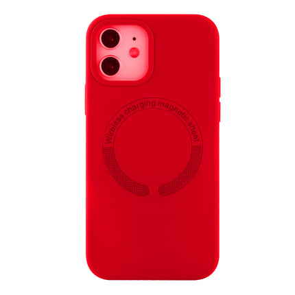 Coque En Silicone Magnetique Gorilla Tech Rouge Qualité Premium Pour Apple iPhone 12 Pro Max