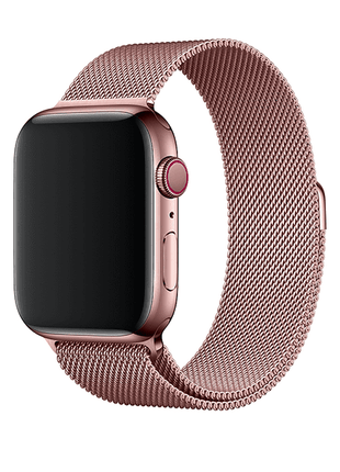 Bracelet en metal rose pour Apple Watch 42/44mm