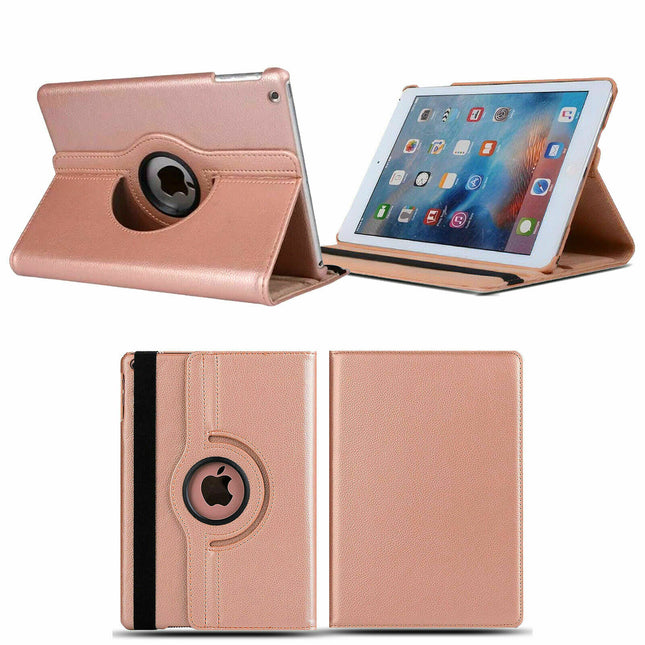 Etui 360 Rose Gold  Compatible  Pour iPad 9.7" (2018/2017/2016/Air 2/ Air) Universal