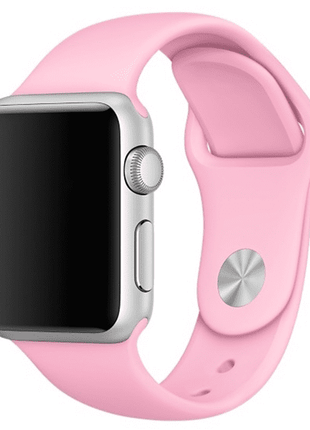Bracelet en silicone rose pour Apple Watch 38/40mm