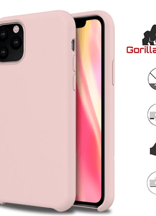 Coque En silicone Gorilla Tech Rose Qualité Premium Pour Apple iPhone 12 Pro Max (6.7")
