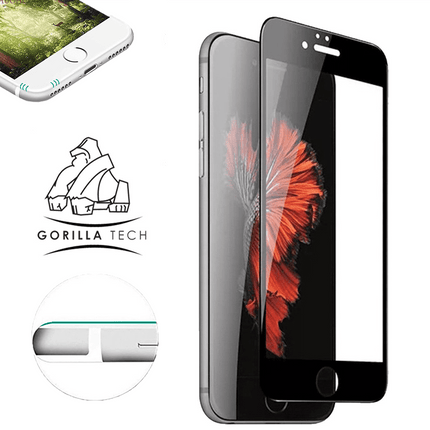 Film En Verre Noir 5eme Géneration-Full Glue Gorilla Tech Pour iPhone 7/8/SE 2020