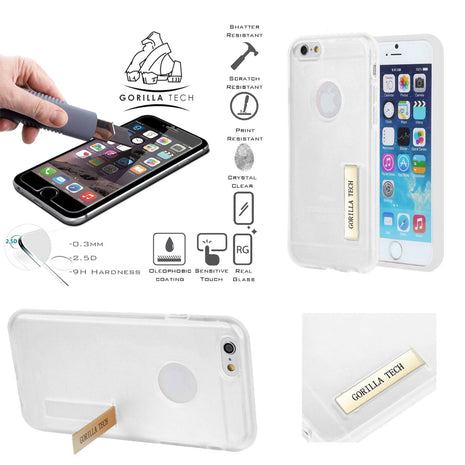 Coque Gorilla Tech stand gel transparent pour Iphone 7/8/SE 2020