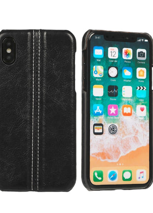 Coque effet cuir premium Gorilla Tech noir pour apple iPhone 6/6s