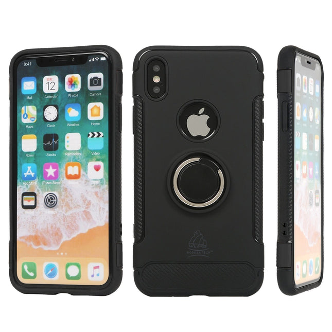 Coque Gorilla Tech magnetic ring armor noir pour Galaxy S8 Plus