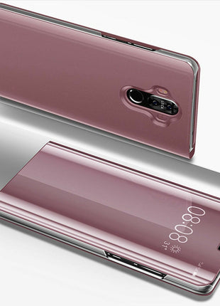 Etui view Cover Rose Gold Interieur Gel Pour Samsung Galaxy A51