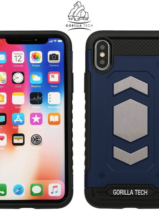 Coque Slim Armor Mirror Gorilla Tech Bleu Pour  Apple iPhone Xs Max