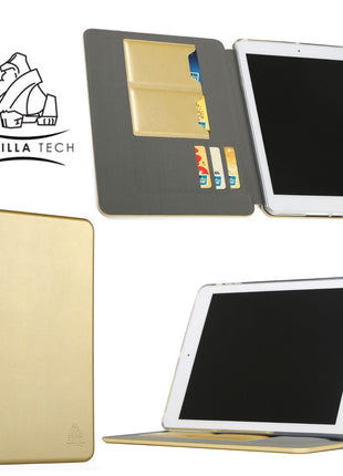 Etui 3D Book Gorilla Tech Or Pour iPad 2/3/4