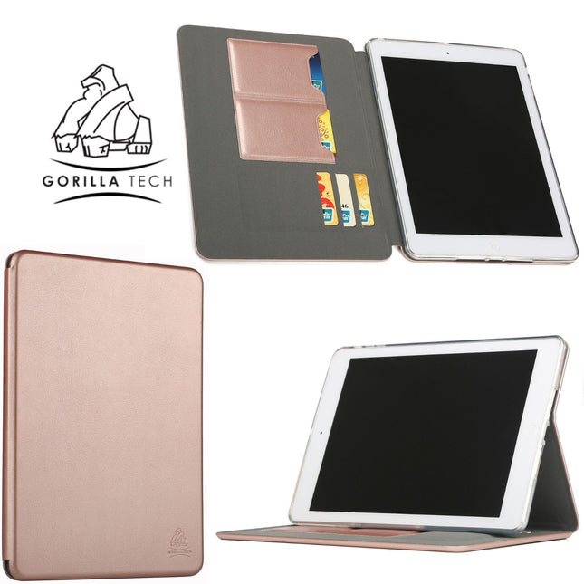 Etui 3D Book Gorilla Tech Rose Pour iPad 9.7" 2018/2017/2016/Air 2/ Air Universal