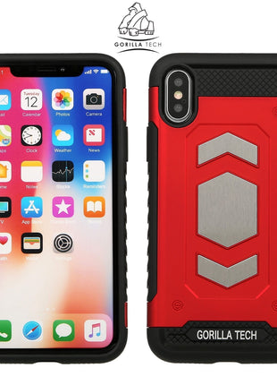 Coque Slim Armor Mirror Gorilla Tech Rouge Pour Apple iPhone XR