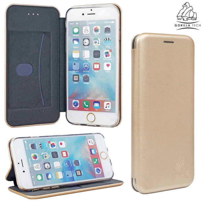 Etui 3D Book Gorilla Tech Or Pour Samsung Galaxy J3 2017