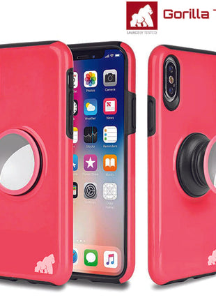 Coque Gorilla Tech Pop Support Rose pour Apple iPhone 6/7/8/SE 2020