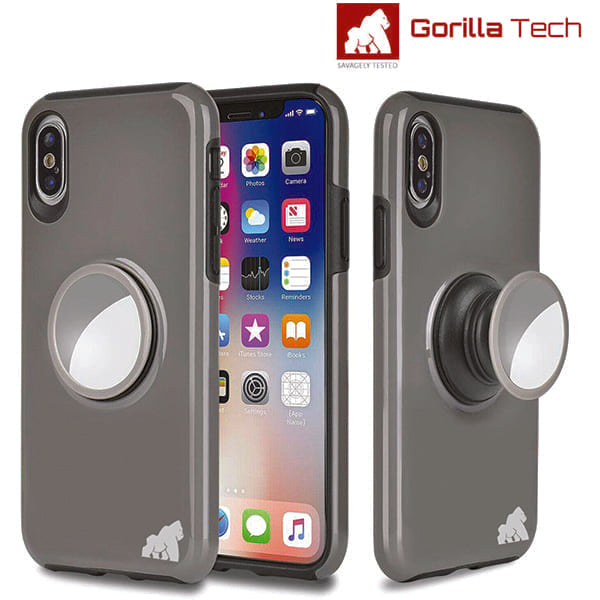 Coque Gorilla Tech Pop Support Gris Pour Apple iPhone 11 Pro