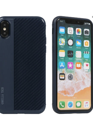 Coque armor carbon (bulk) bleu foncé pour Huawei Y6 2017