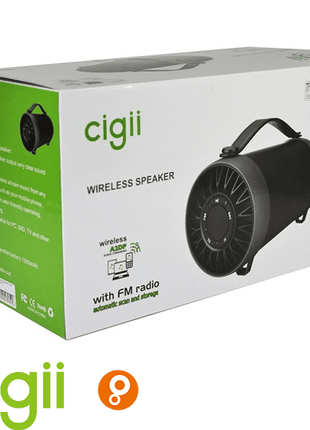 Enceinte bluetooth Cigii noir S22E