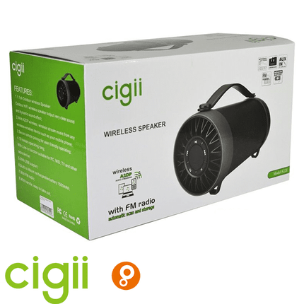 Enceinte bluetooth Cigii noir S22E