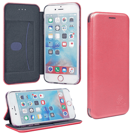 Etui 3D Book Gorilla Tech Dark Red Pour Apple iPhone X/XS