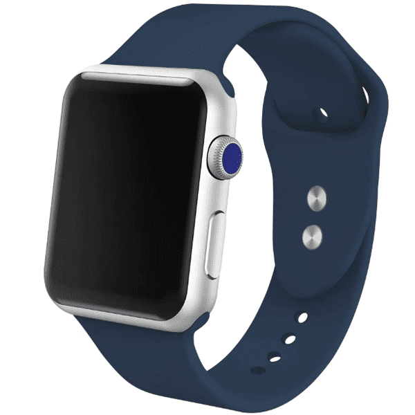 Bracelet en Silicone Bleu  pour Apple Watch 42/44mm