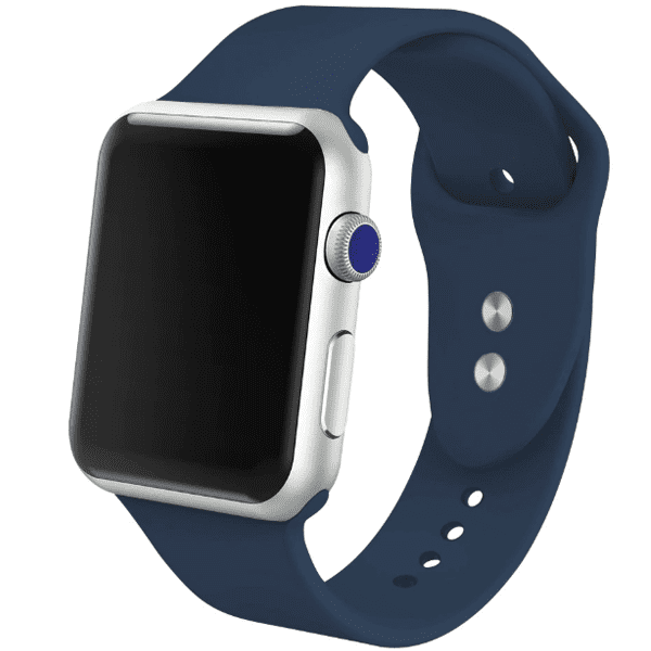 Bracelet en Silicone Bleu pour Apple Watch 38/40mm