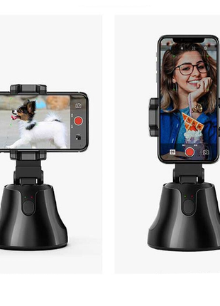Support smartphone tracking 360° IA noir (qualité premium)