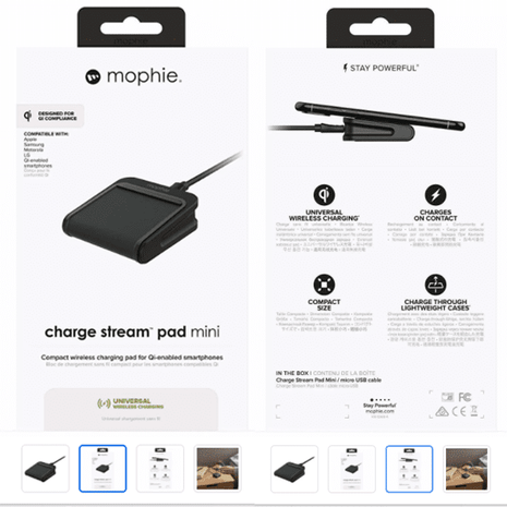 Chargeur à induction usb Mophie 5W
