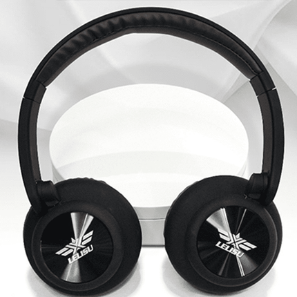 Casque noir bluetooth Lelisu avec entrée carte sd
