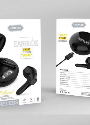 Ecouteur bluetooth YesPlus noir compatible IOS et Android T-07 (qualité  platinium)