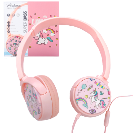 Casque unicorn rose (jack)