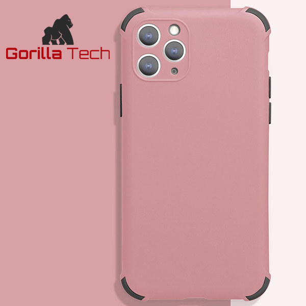 Coque silicone shockproof Gorilla Tech rose pour Samsung Galaxy A01