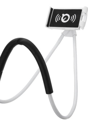 Selfie stick Flexible et pivotant sur 360°/support smartphone  blanc
