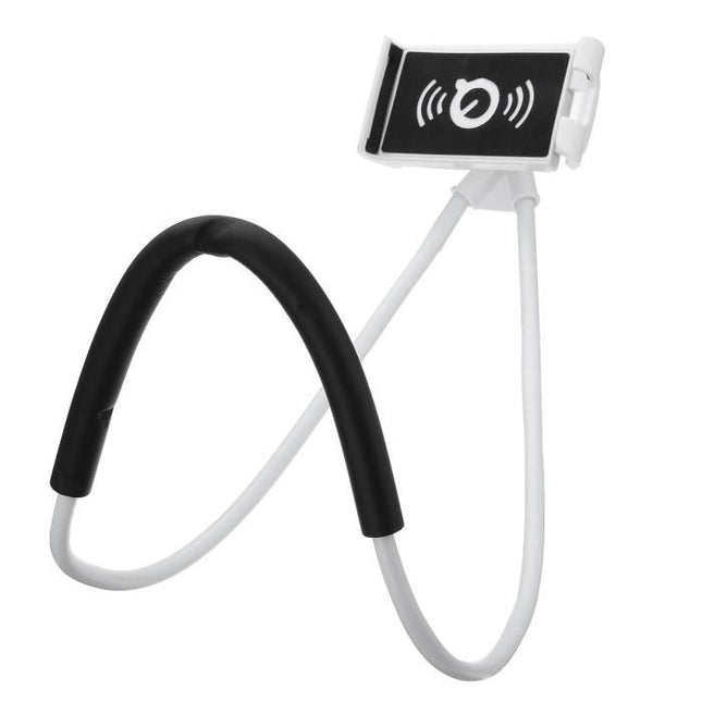 Selfie stick Flexible et pivotant sur 360°/support smartphone  blanc