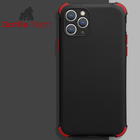 Coque silicone shockproof Gorilla Tech noir pour Apple iphone 11