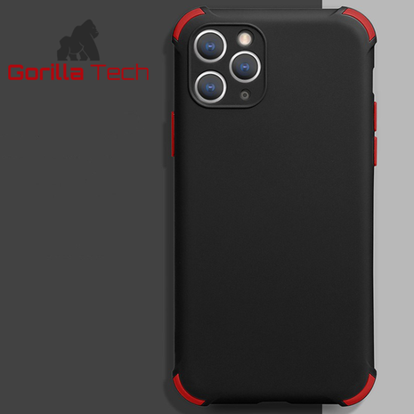 Coque silicone shockproof Gorilla Tech noir pour Apple iphone 11