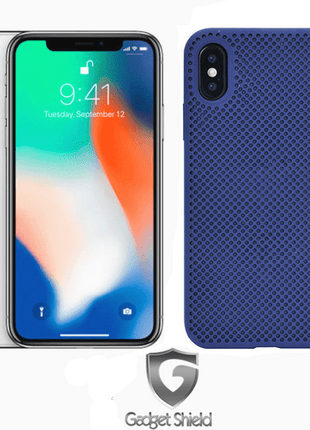 Coque mesh silicone Gadget Shield bleu foncé pour Samsung Galaxy J3 2017