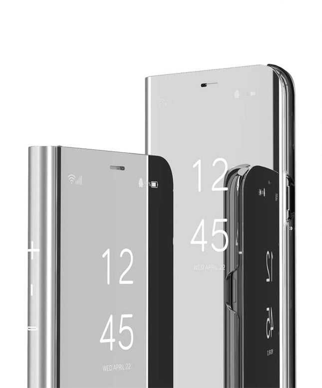 Etui View Cover Interieur Gel Argent Pour Apple iPhone XR