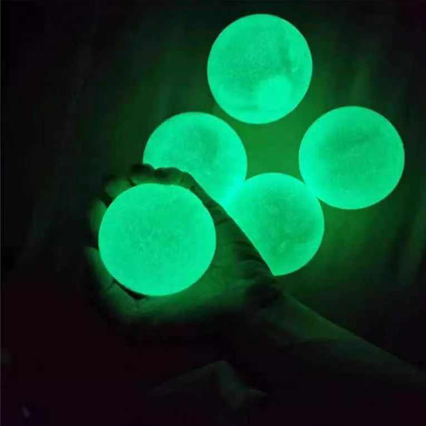 Fluorescent Sticky Wall Balls (pack of 4)