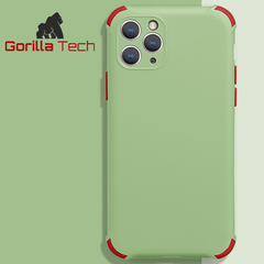 Coque silicone shockproof Gorilla Tech vert pour Samsung Galaxy A01