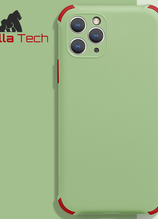 Coque silicone shockproof Gorilla Tech vert pour Apple iphone 11 Pro Max