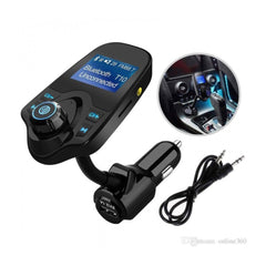 Transmetteur fm bluetooth pour prise allume cigare/chargeur voiture T10 MP3