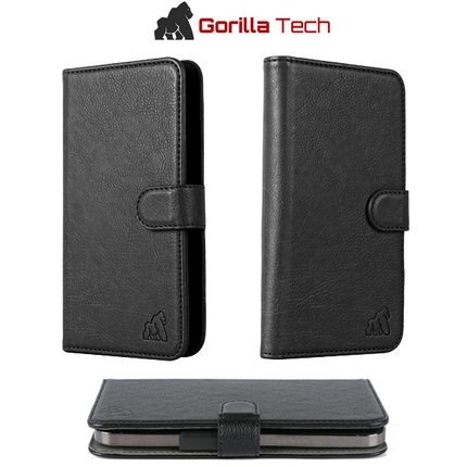 Etui Portefeuille Universel Premium Gorilla Tech Noir 6.9"