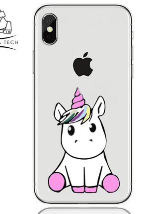 Coque En Gel Gorilla Tech Summer Edition Unicorn Pour Apple iPhone XS Max