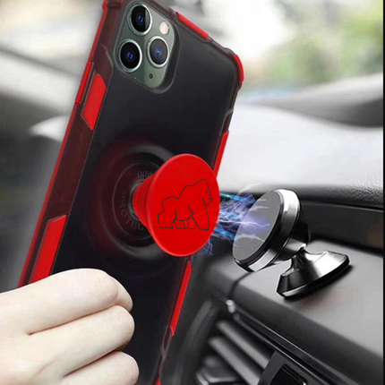 Coque Gorilla Tech pop shockproof magnétique  jaune pour Apple iPhone 12 Mini (5.4")