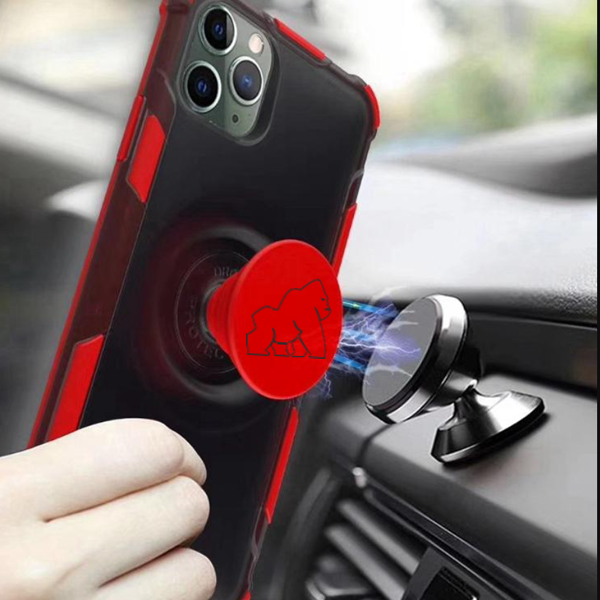 Coque Gorilla Tech Pop Shockproof Magnétique  Jaune Pour Apple iPhone 12/12 Pro (6.1")