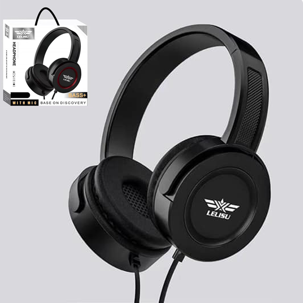 Casque Lelisu noir (jack)