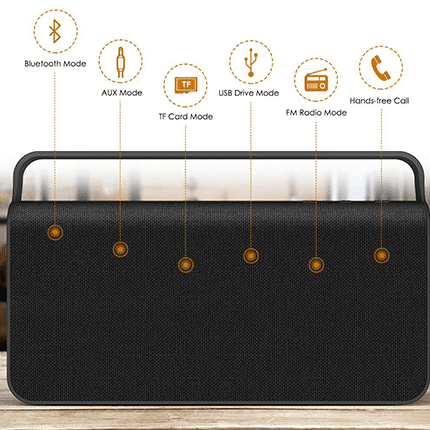 Enceinte bluetooth noir