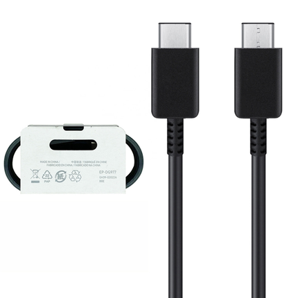 Cable type-c EP-DG977 vers type-c noir pour Samsung