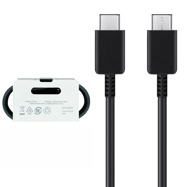 Cable type-c EP-DG977 vers type-c noir pour Samsung