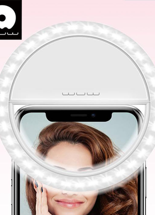 Support Selfie Ring LED WUW Pour Smartphone